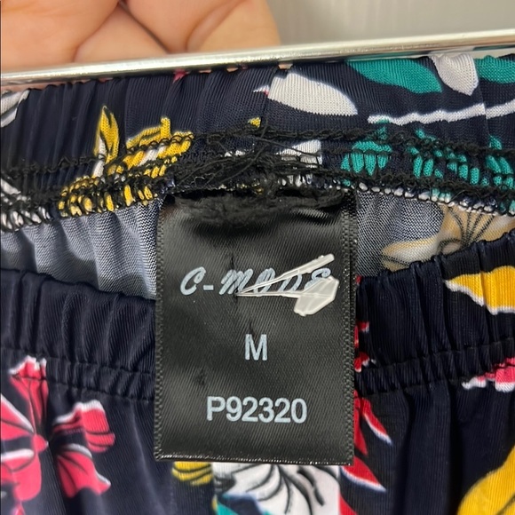 Floral Wide-Leg Pants size M - Picture 3 of 8